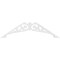 Ekena Millwork Pitch Carrillo Architectural Grade PVC Gable Pediment, 36"W x 12"H x 1"P (8/12) GPP036X012X100CRL - alternate 2